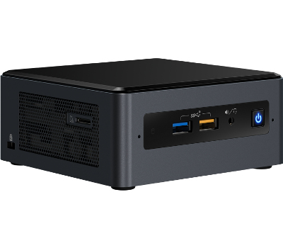 INTEL NUC Barebone BOXNUC8i7BEH2 Core i7-8559U - 2x DDR4 SO-DIMM max. 32GB - 1x SATA 2.5inch - 1x M.2 22x42/80