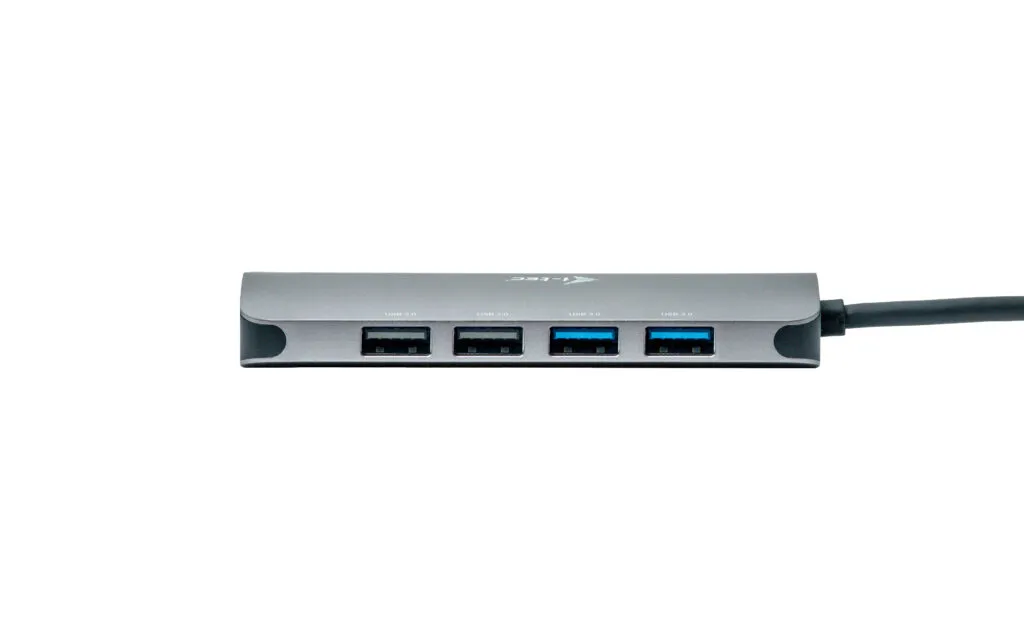 I-Tec USB-C Metal Nano 2x Display PD 100W GLAN - travel dock