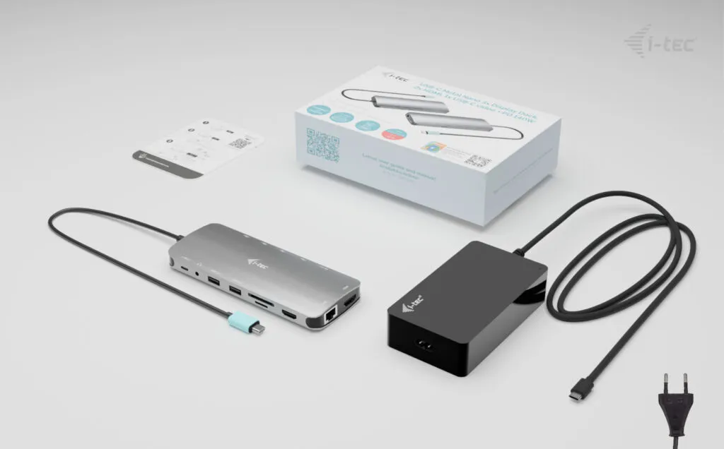 I-TEC USB-C Metal Nano 3x Display Dock, 2x HDMI 1x USB-C vid