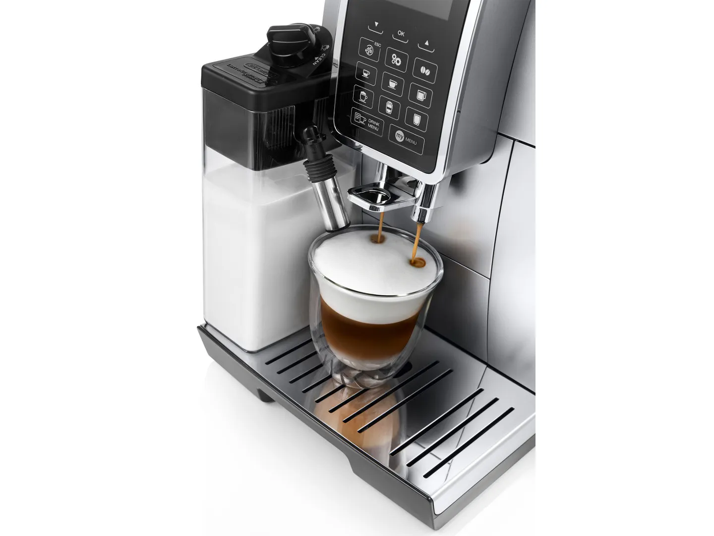 Delonghi ECAM Dinamica 350.75 - espresso machine, Black, Silver