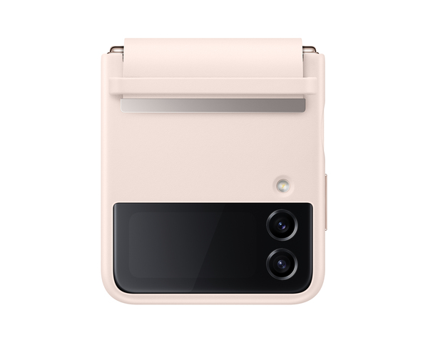 Samsung Leather Cover, Galaxy Z Flip4 -suojakuori, Persikka