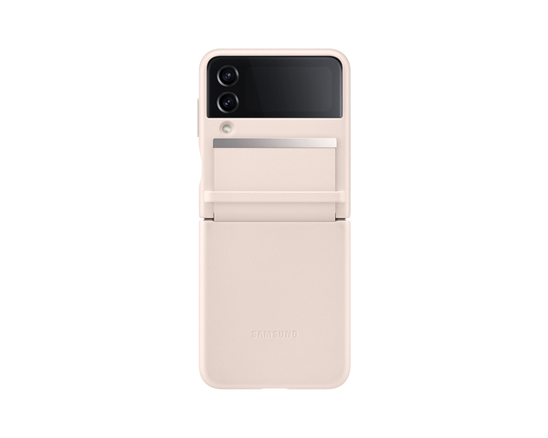 Samsung Leather Cover, Galaxy Z Flip4 -suojakuori, Persikka