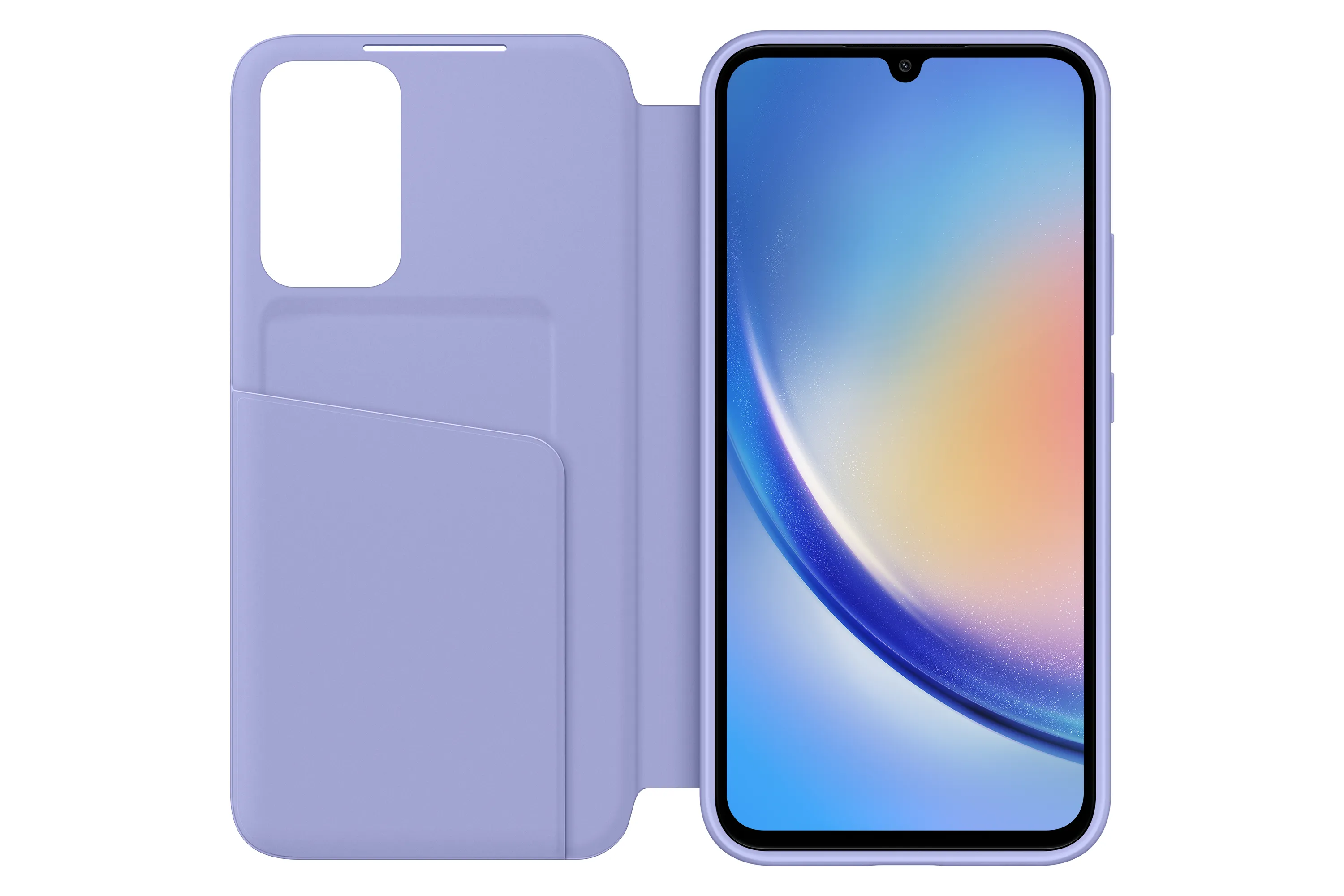 Samsung Galaxy A34 Smart View Wallet Case, Blueberry