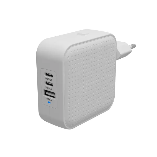 HyperJuice GaN 70W USB-C/USB-A Multiport - laddare, vit