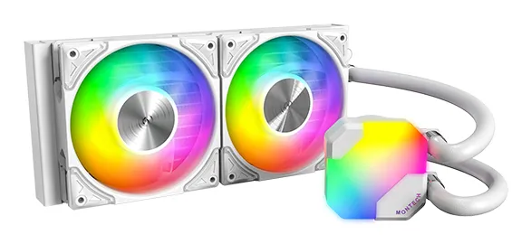MONTECH Hyper Flow 240mm ARGB Liquid Cooler, White