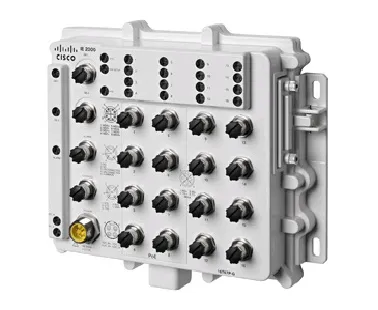 Cisco Industrial Ethernet 2000 IP67 Series - Kytkin - Hallinnoitu - 16 x 10/100 (PoE+) + 2 x 10/100/1000 - seinään asennettava - PoE+