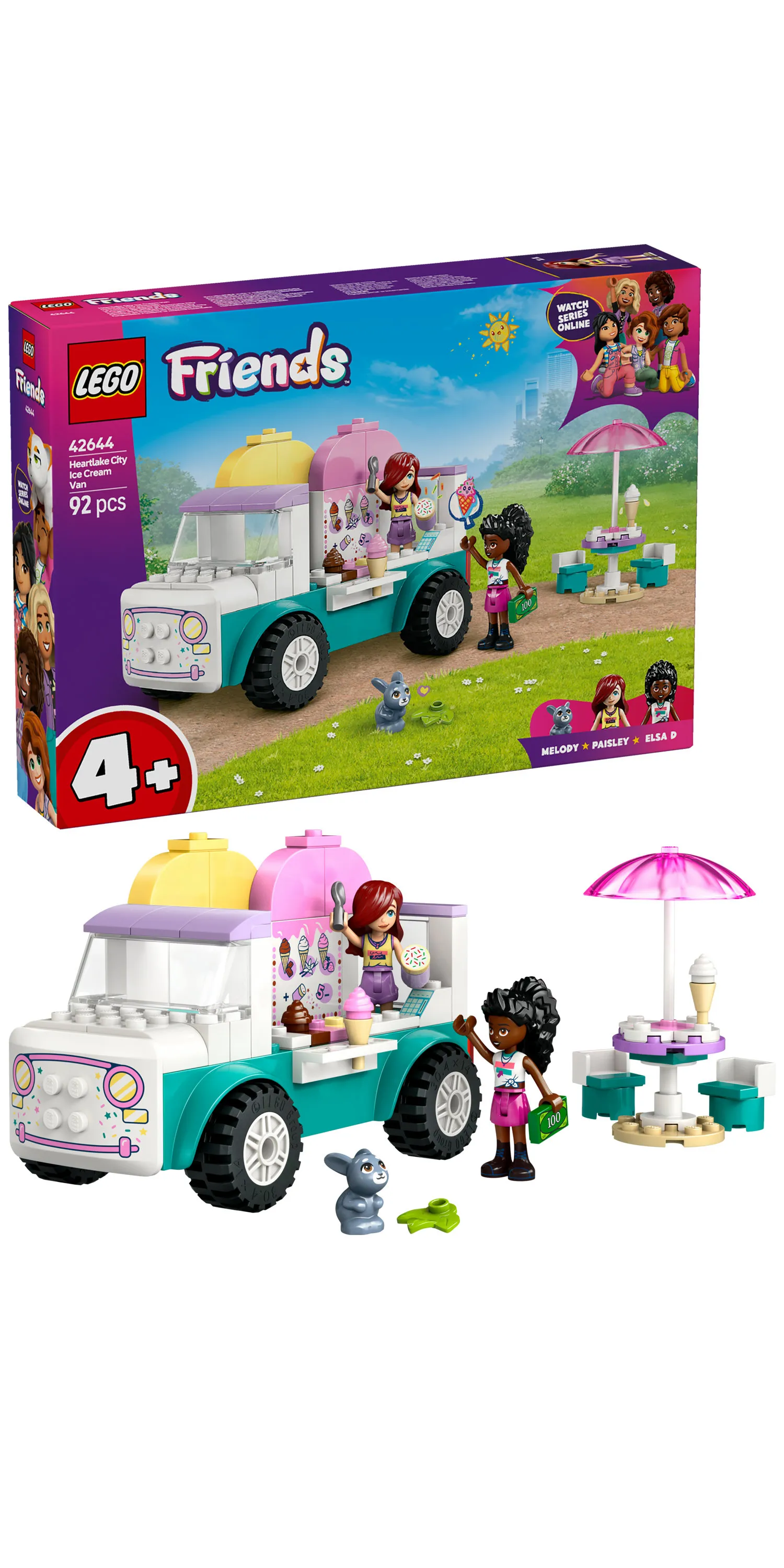 LEGO Friends Heartlake City Ice Cream Truck 42644