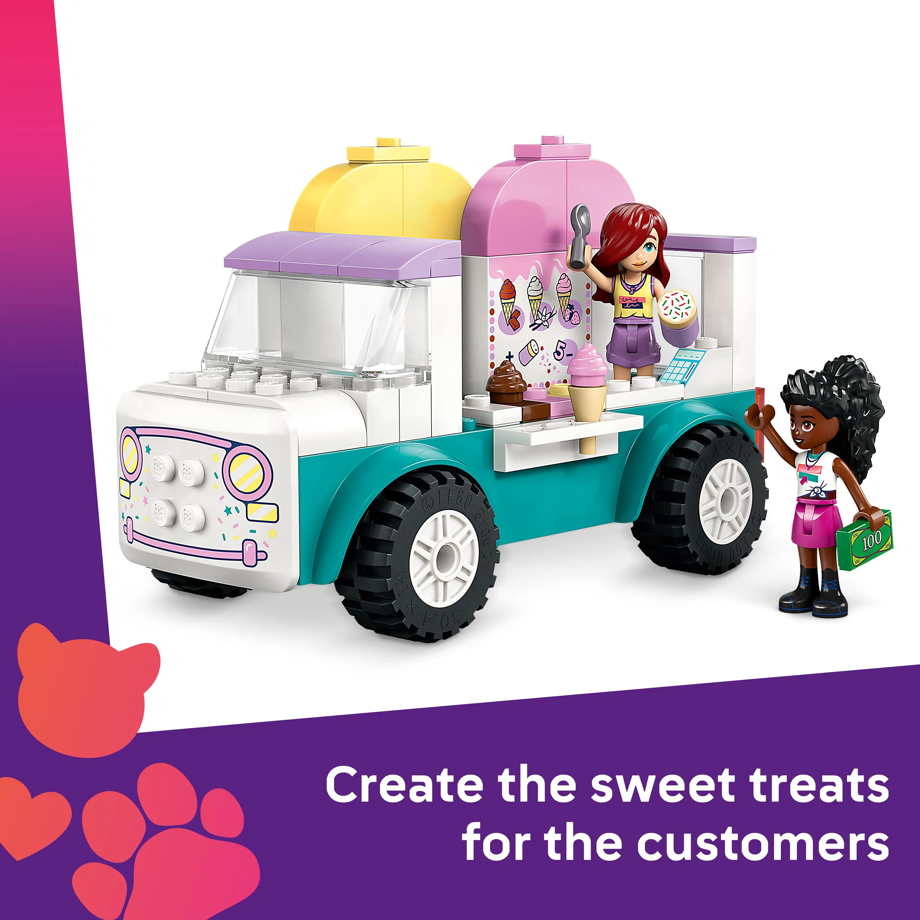 LEGO Friends Heartlake City Ice Cream Truck 42644