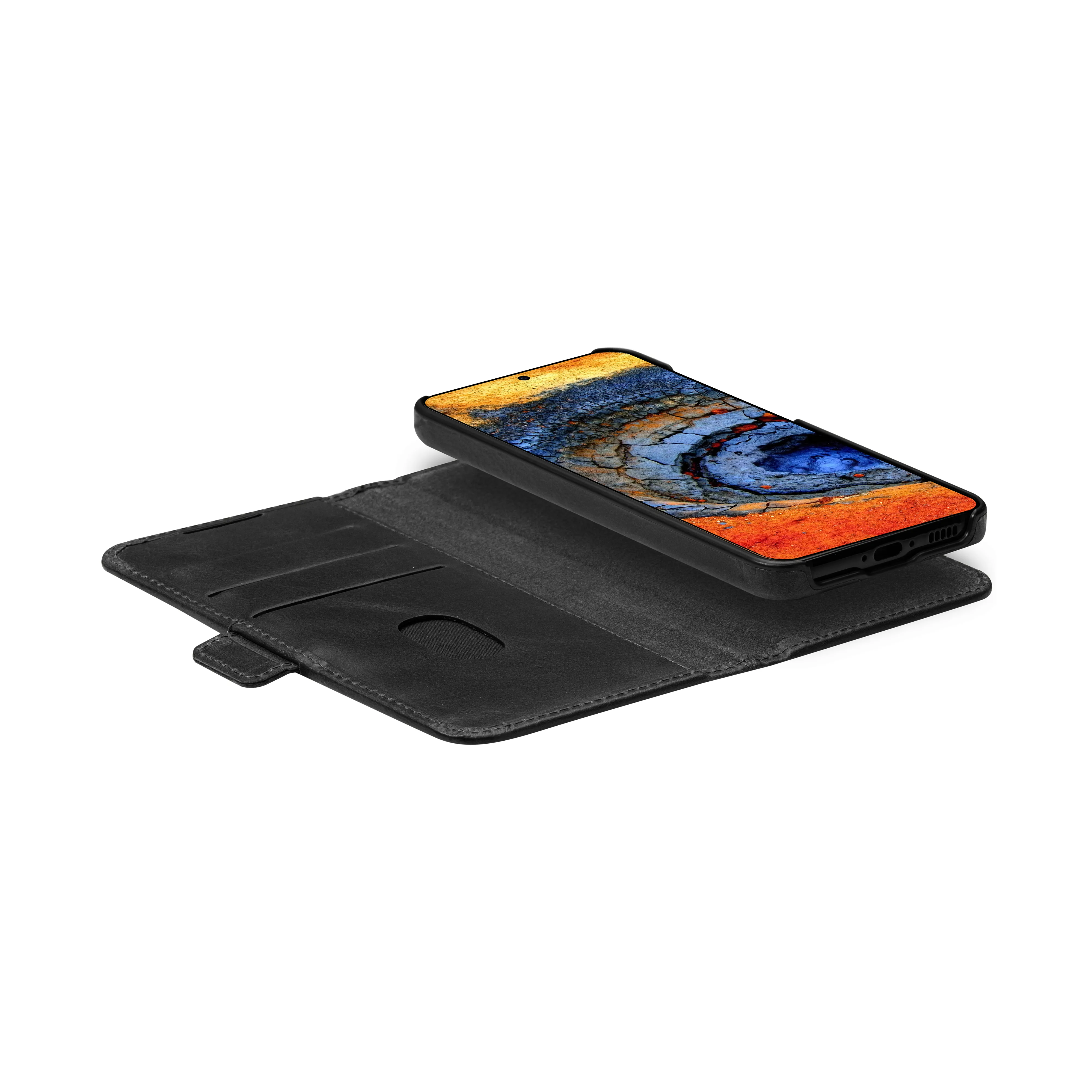 dbramante Lynge 2-in-1 Flip Cover Galaxy S25+ - plånboksfodral, svart