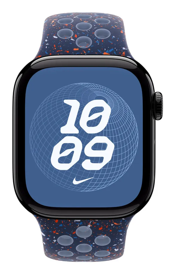 Apple Watch 42 mm Nike-sportband, blue ribbon, S/M