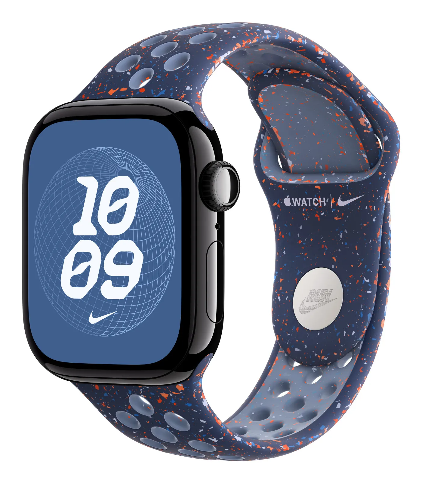 Apple Watch 42 mm Nike-sportband, blue ribbon, S/M