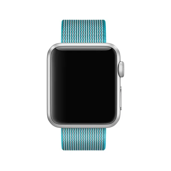 APPLE 38mm Scuba Blue Nylon Band