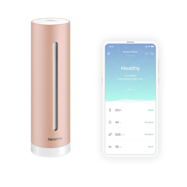 Netatmo Healthy Home Coach - Smart klimat&ouml;vervakning inomhus