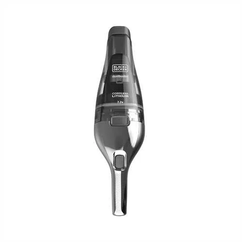 BLACK+DECKER Dustbuster Lithium NVC220WC 0.385L 7.2V 2Ah pussiton -k&auml;sik&auml;ytt&ouml;inen imuri, kromi, titaani, l&auml;pin&auml;kyv&auml;