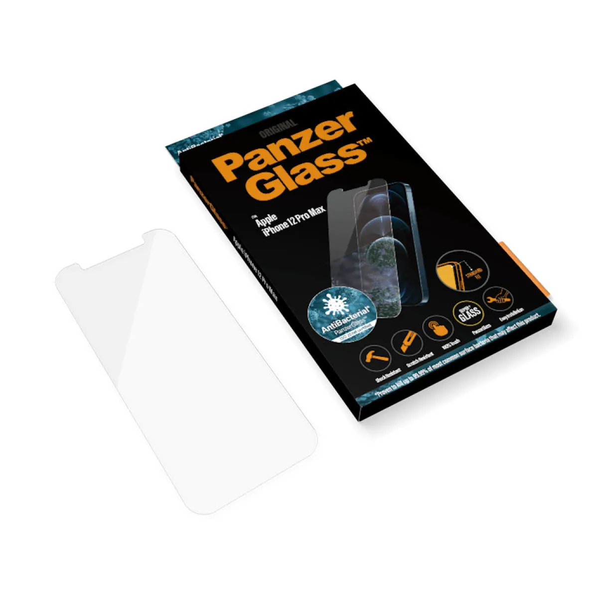 PanzerGlass Classic Fit, iPhone 12 Pro Max - Screen Glass PanzerGlass Classic Fit, iPhone 12 Pro Max - Screen Glass