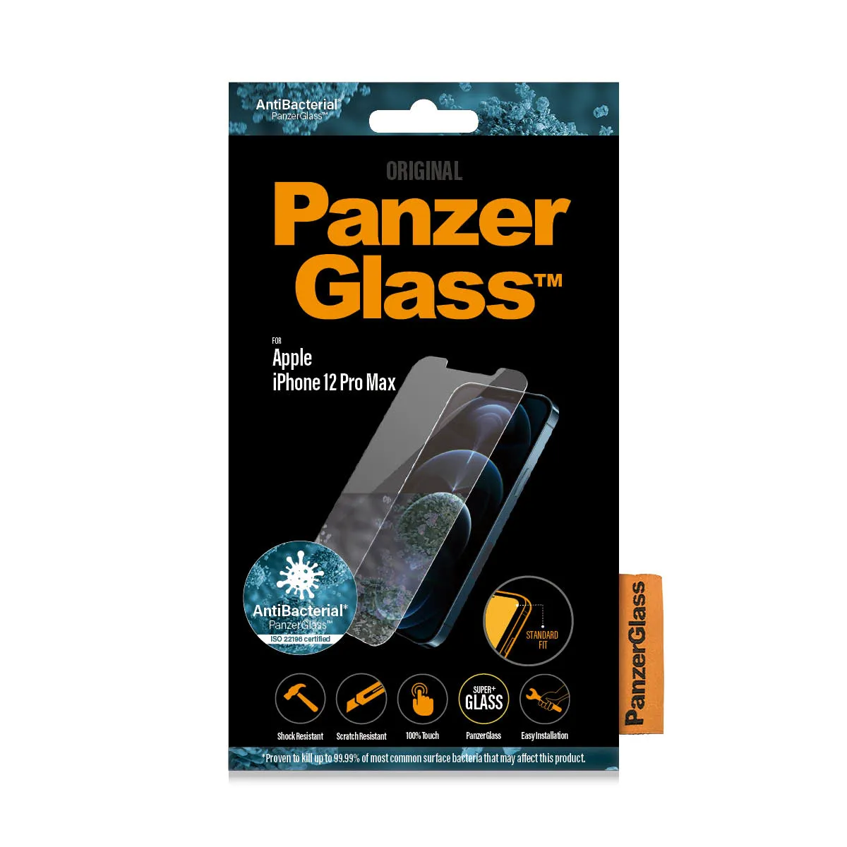 PanzerGlass Classic Fit, iPhone 12 Pro Max - Screen Glass PanzerGlass Classic Fit, iPhone 12 Pro Max - Screen Glass