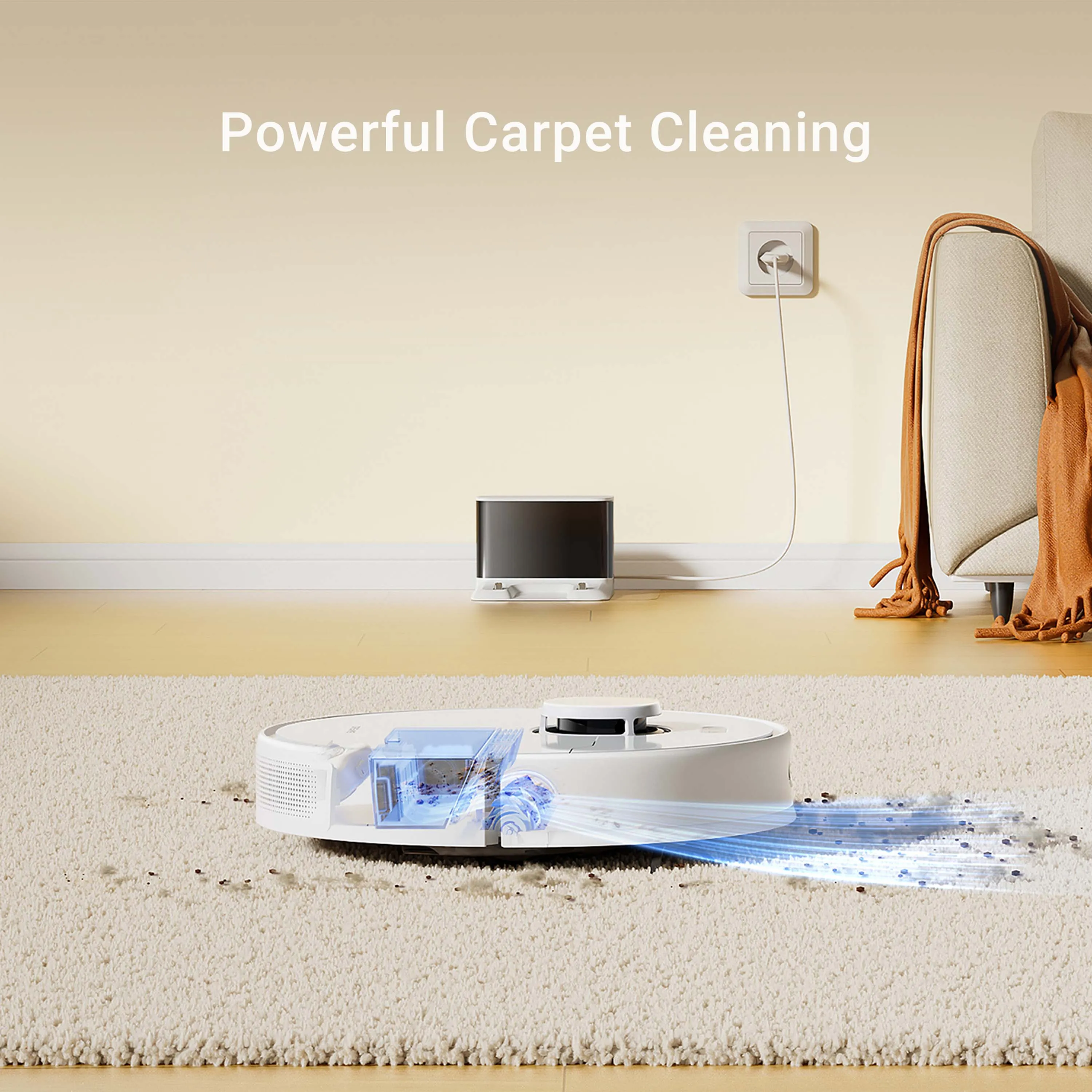 D9 Max White Gen 2 Robot Vaccum Cleaner