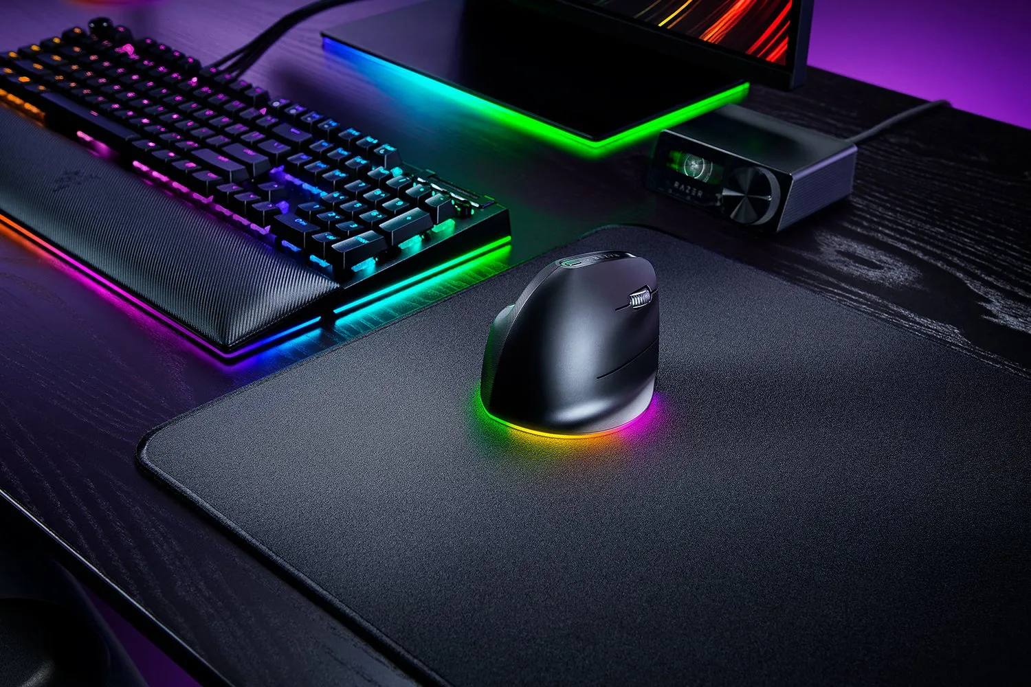 Razer Pro Click V2 Vertical Edition Wireless Ergonomic Mouse, Black