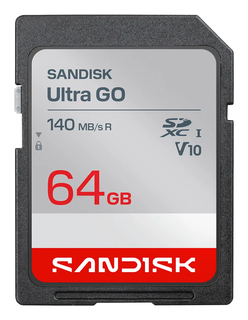 SanDisk Ultra 64GB SDXC UHS-I Class 10 U1 V30 A1 card