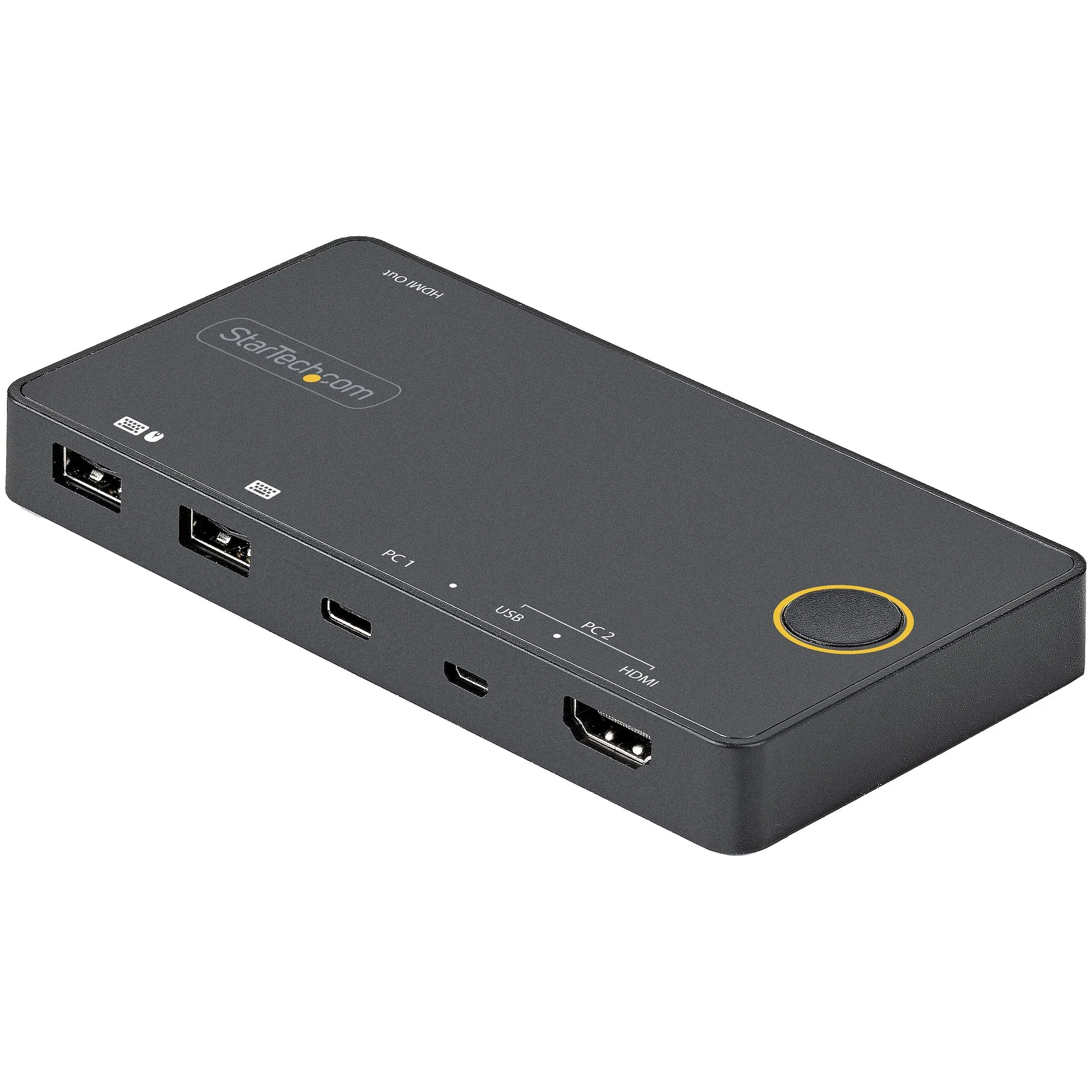 Startech 2 Port USB-A + HDMI/USB-C 4K KVM -kytkin