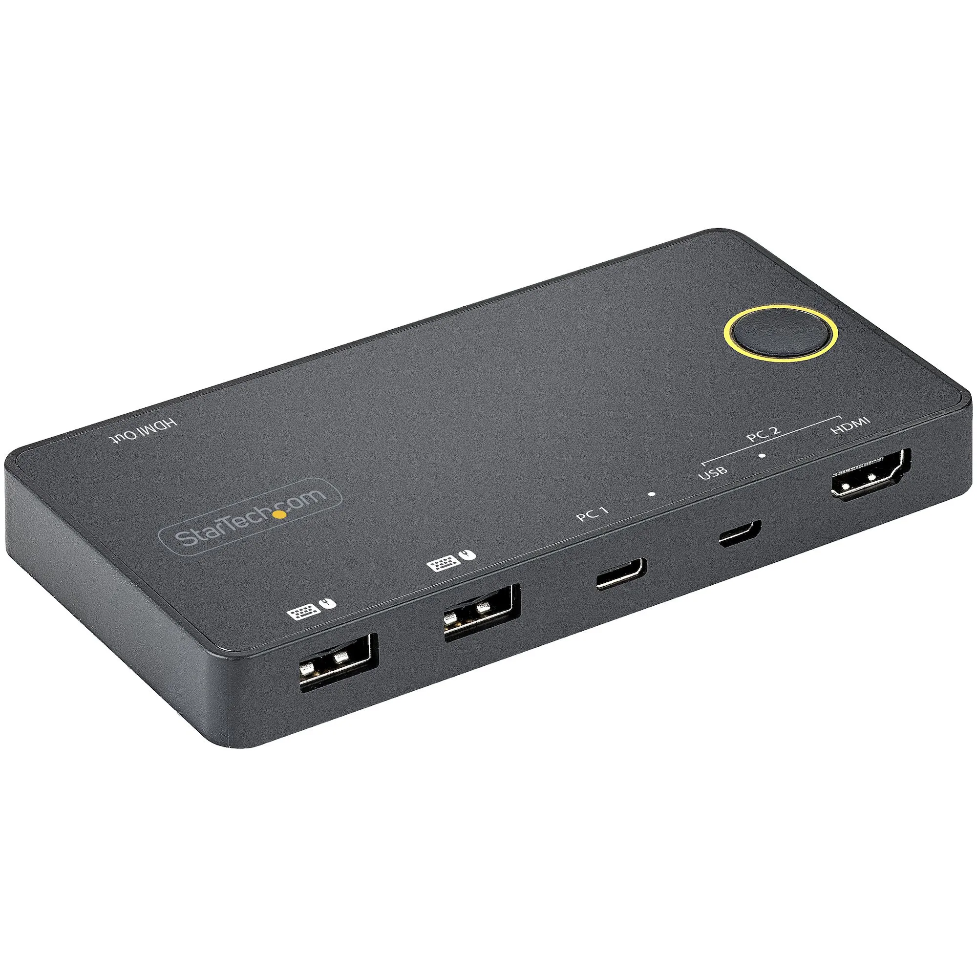 Startech 2 Port USB-A + HDMI/USB-C 4K KVM -kytkin
