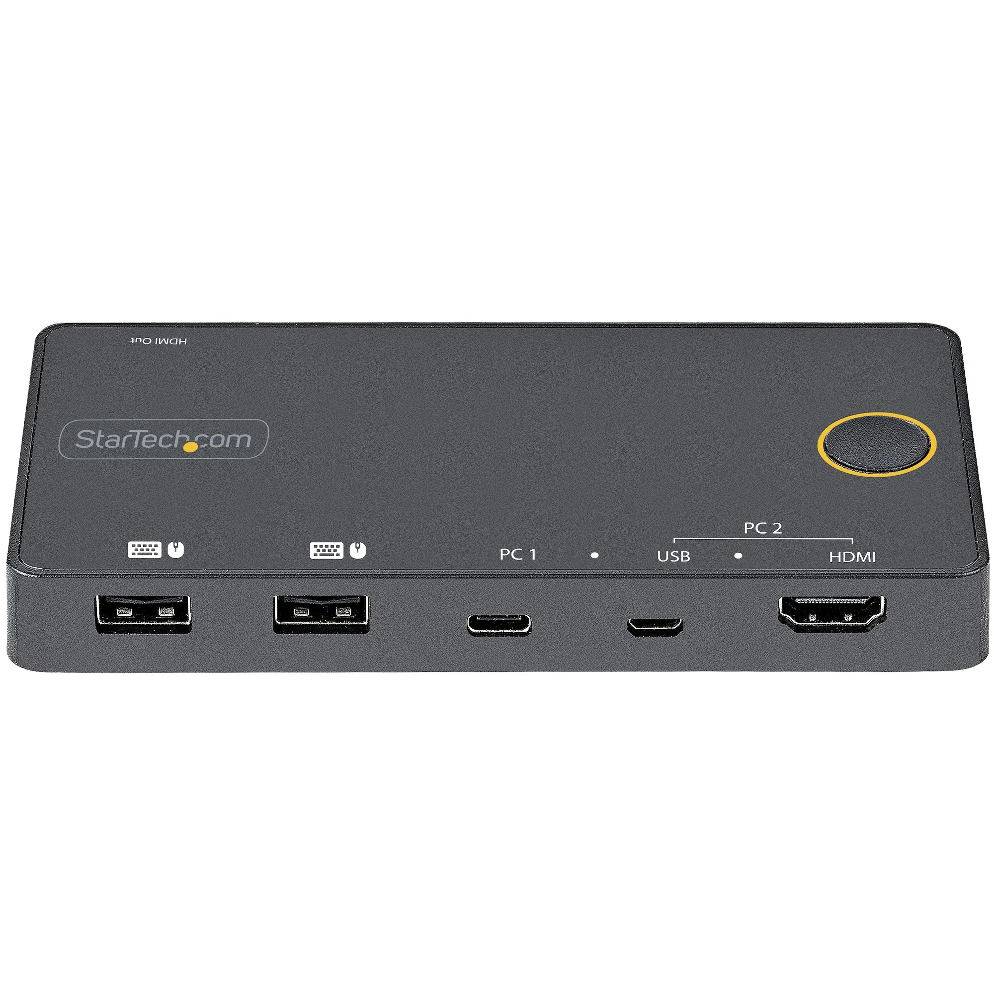 Startech 2 Port USB-A + HDMI/USB-C 4K KVM -kytkin