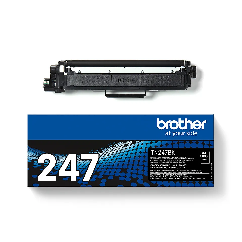 Brother TN-247BK lasertoner, svart