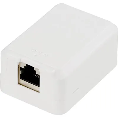 Pinta-asennettava sein&auml;rasia, FTP, 1xRJ45, Cat.6