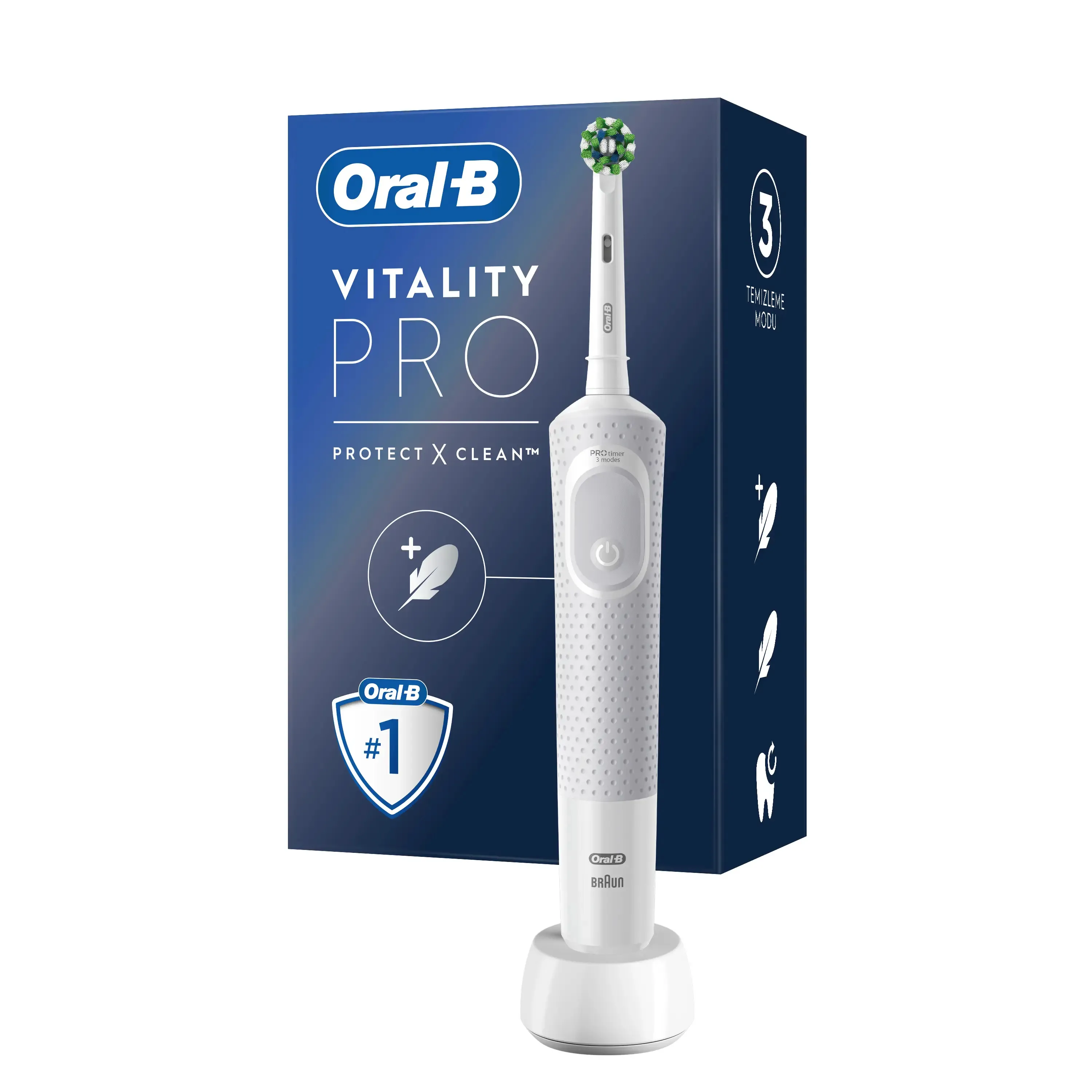 Braun Oral-B Vitality Pro D103 - eltandborste, Vit