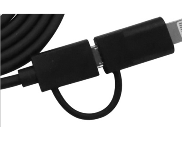 Insmat 2-in-1 USB to MFI Lightning/mUSB Sync