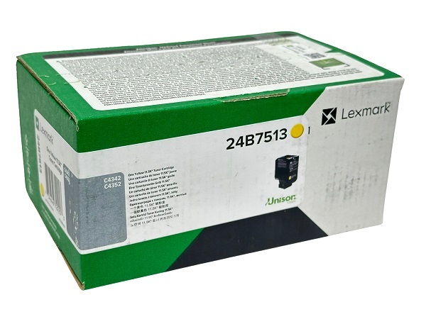 Lexmark 24B7513 toner cartridge, Yellow