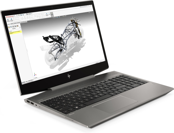 HP Zbook 15v G5 i7-8750H / 256GB SATA Three Layer Cell / 8GB (1x8GB) DDR4 2666 / W10p64 / Turbo Silver Plastic / 15.6 FHD AG LED with HD Webcam Narrow Bezel / W