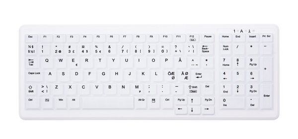 Cherry Compact - wireless keyboard, White