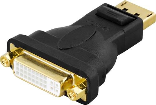 DisplayPort - DVI-I Single Link sovitin, 20-pin uros - 24+5-pin na