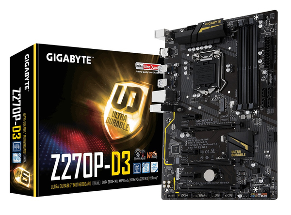 MK Gigabyte Z270P D3, ATX -emolevy