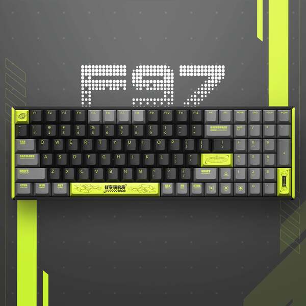 Iqunix F97 TypingLab Wireless RGB Cherry Silent Red - gaming keyboard