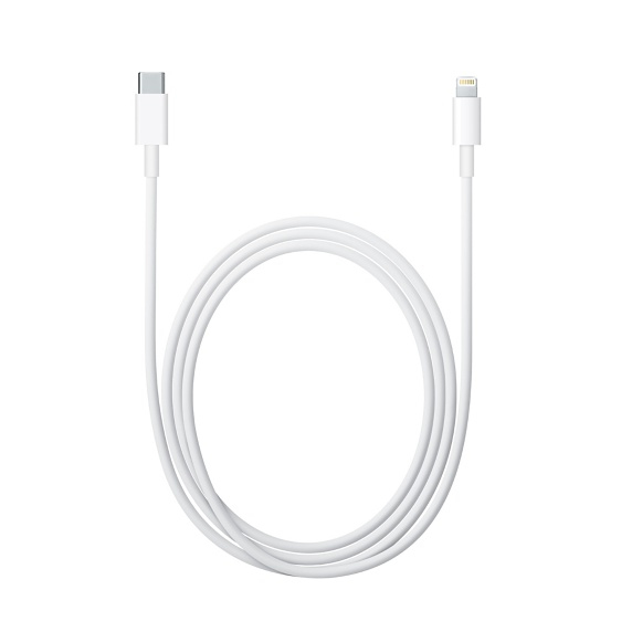 Apple USB-C - Lightning -kaapeli, 2 m, Valkoinen