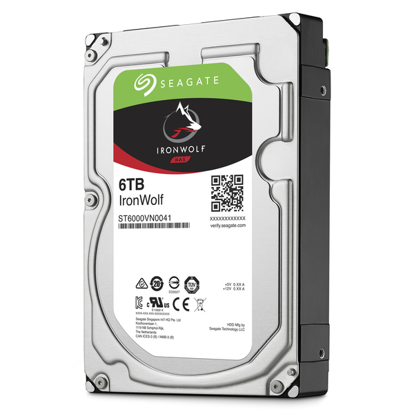 Seagate 6TB IronWolf, 3.5&quot;, SATA, 7200rpm, 128MB - HDD