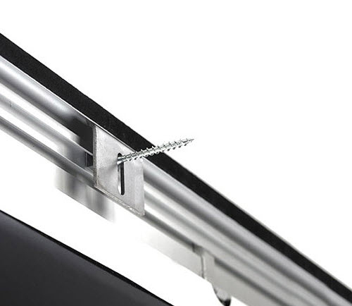 Kingpin Velvet Frame 117-- - 16-9-format- 2600x1462mm bildyta- 2767x1629mm totalm&aring;tt- Vikt 12kg