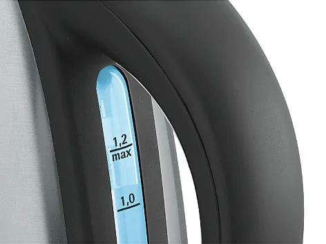 WMF Stelio -vedenkeitin, 1,2 l, 2400 W, musta/ruostumaton ter&auml;s