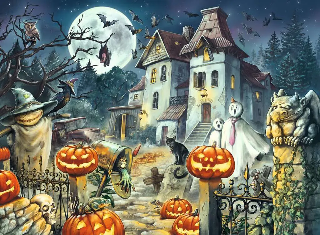 Ravensburger The Halloween House - puzzle, 300 pcs