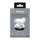 MIXX Hörlur Mini Charge 2 In-Ear Tws Qi Trådlös Vit