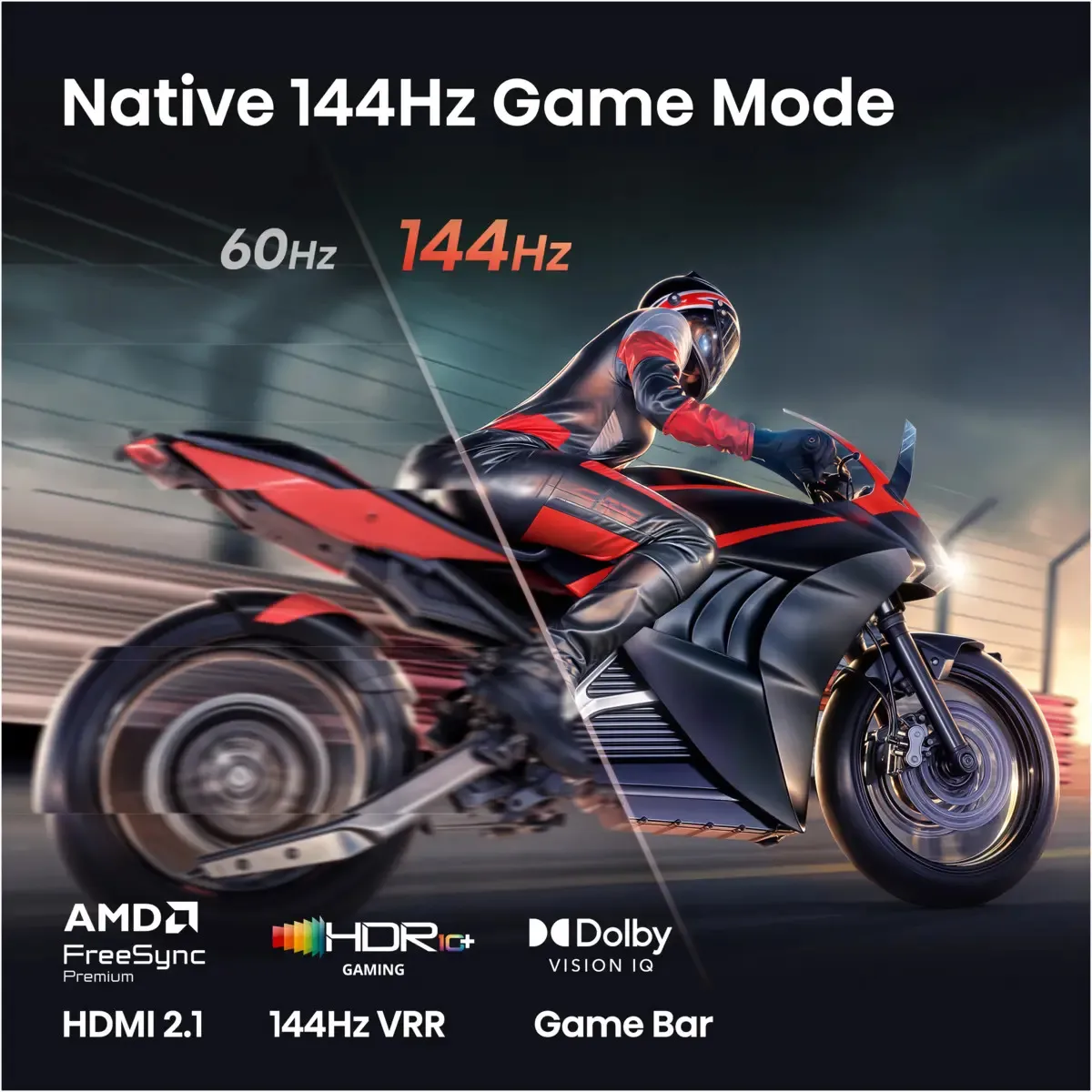 Hisense 65U7SE 65" 4K, ULED MiniLED, VIDAA TV, 144Hz, HDR10+, Dolby Vision IQ