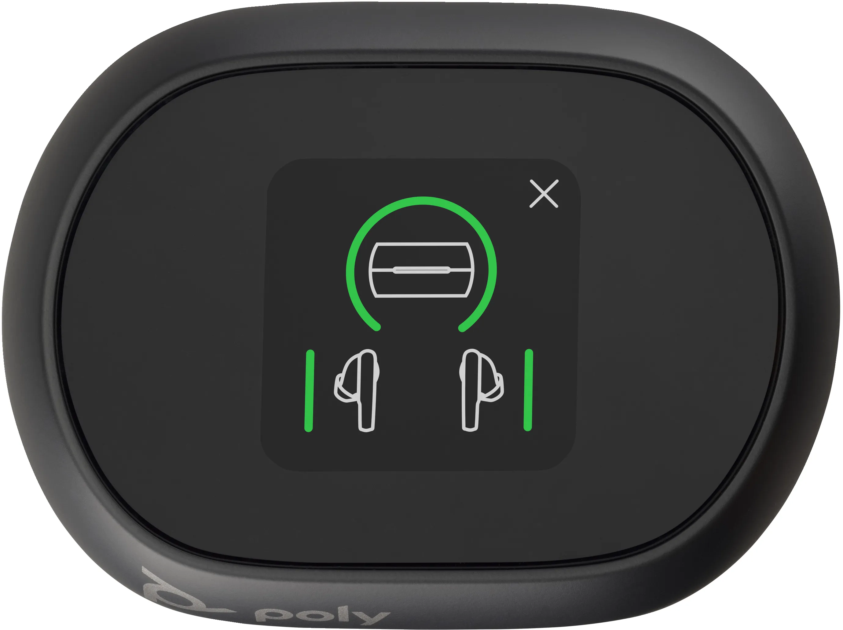 POLY VOYAGER FREE 60+ UC WITH TOUCHSCREEN CHARGE CASE USB-C F60TR F60TL F60T CBF60+ BT700C BLACK WW