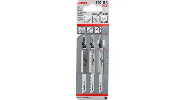 Bosch Jigsaw blade T101 BR - 5 pieces