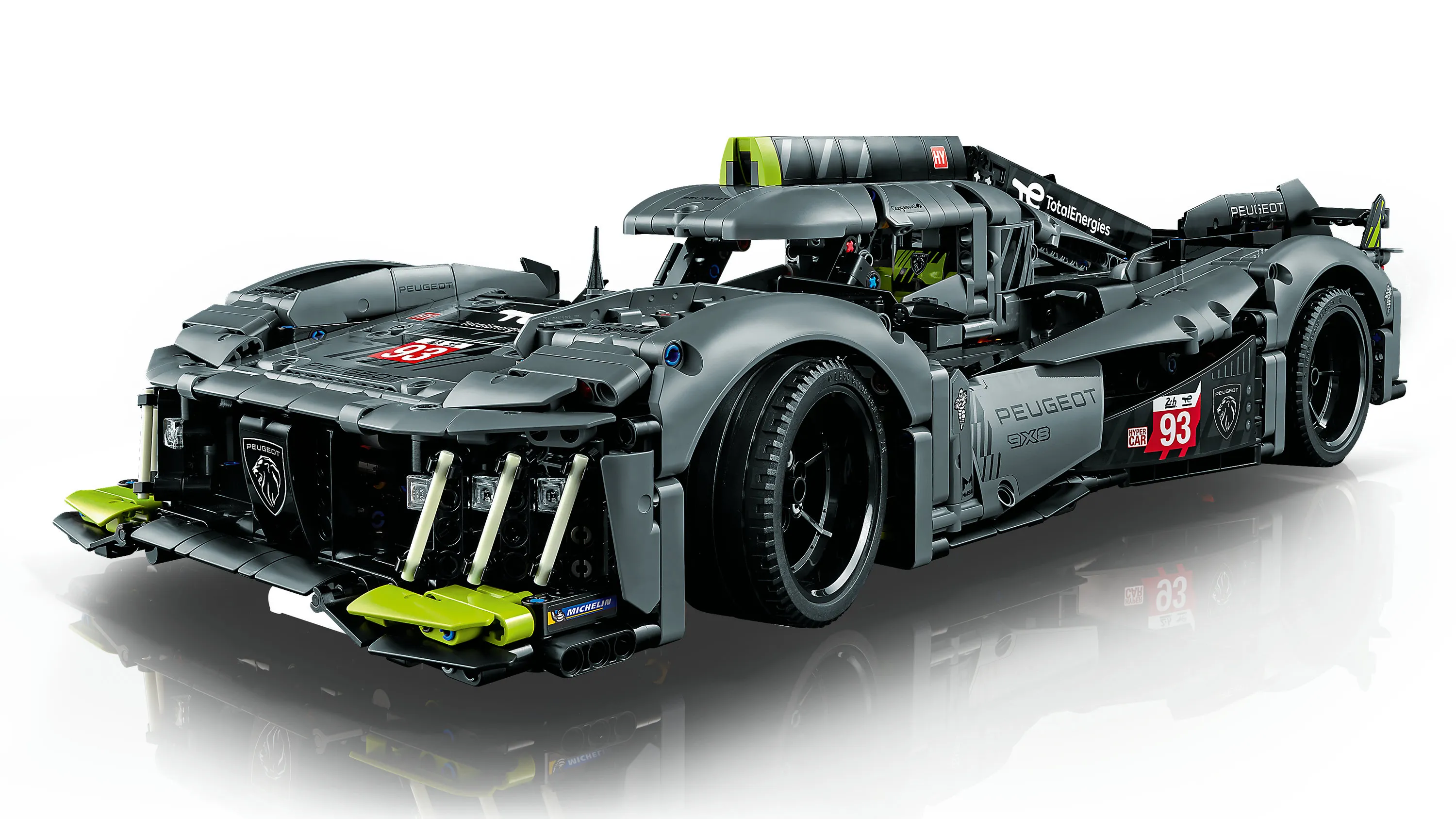 LEGO Technic Peugeot 9X8 24H Le Mans Hybrid Hypercar 42156