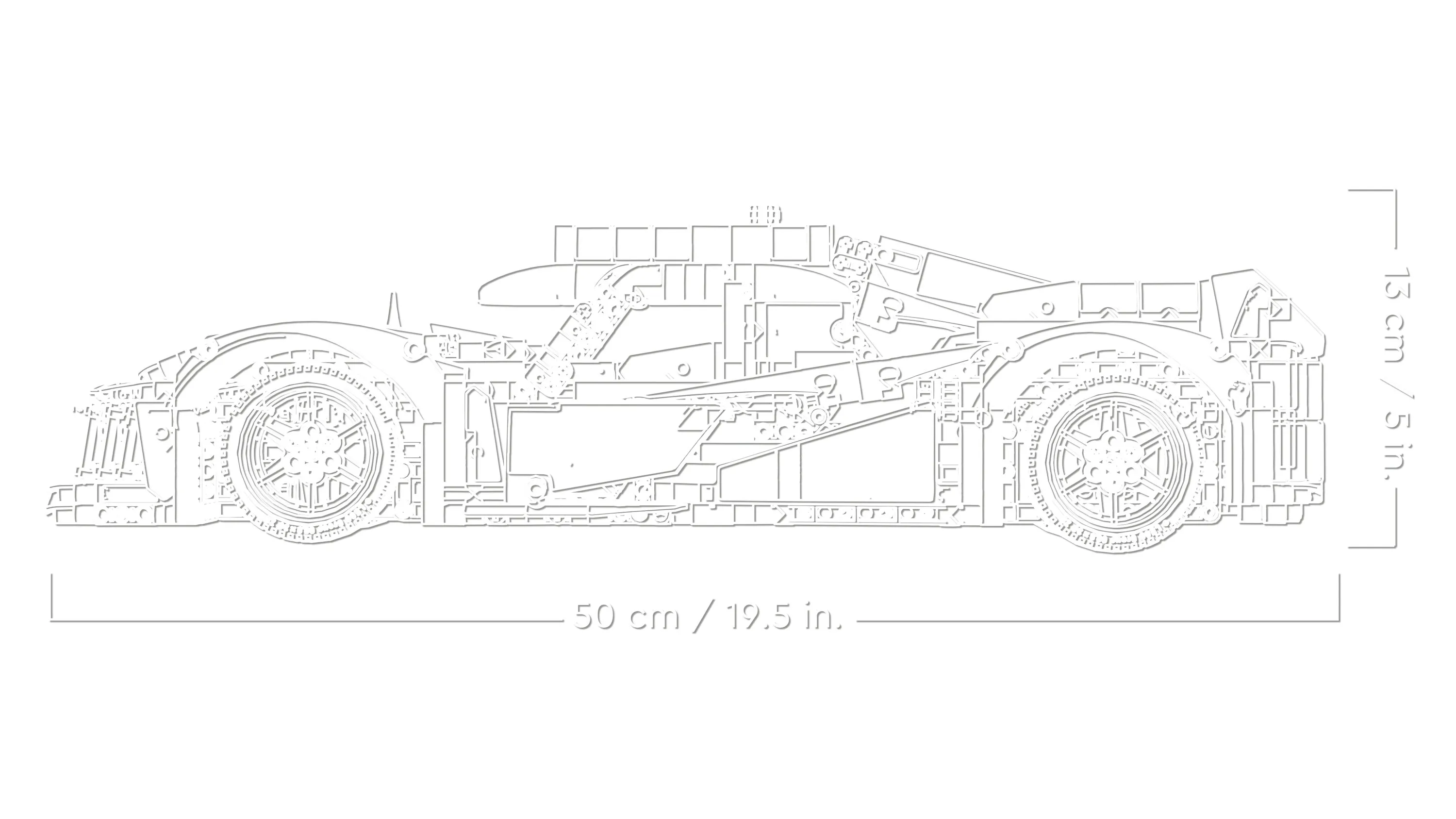 LEGO Technic Peugeot 9X8 24H Le Mans Hybrid Hypercar 42156