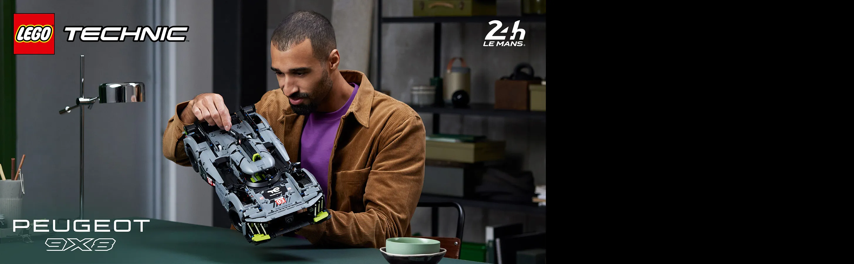 LEGO Technic Peugeot 9X8 24H Le Mans Hybrid Hypercar 42156