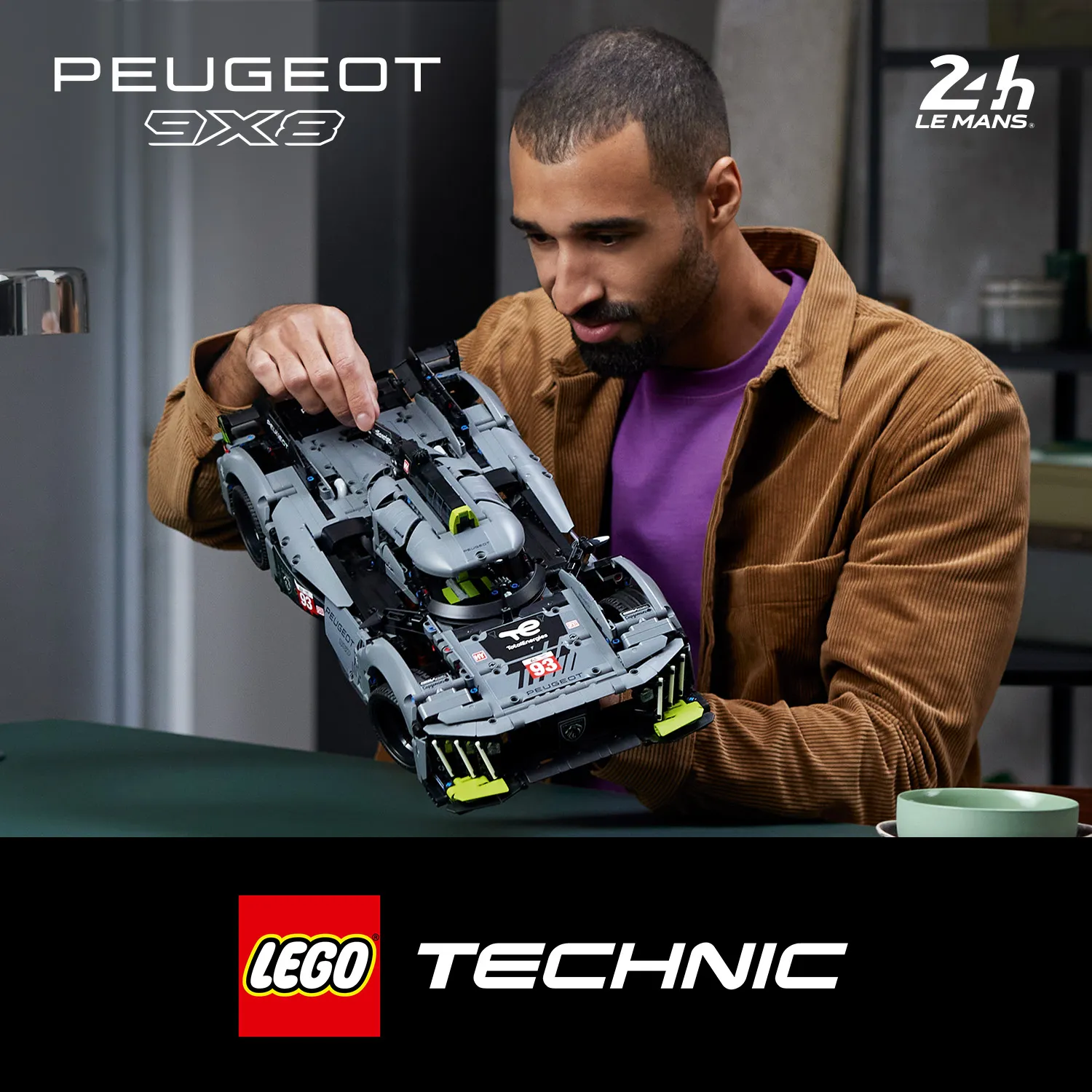 LEGO Technic Peugeot 9X8 24H Le Mans Hybrid Hypercar 42156