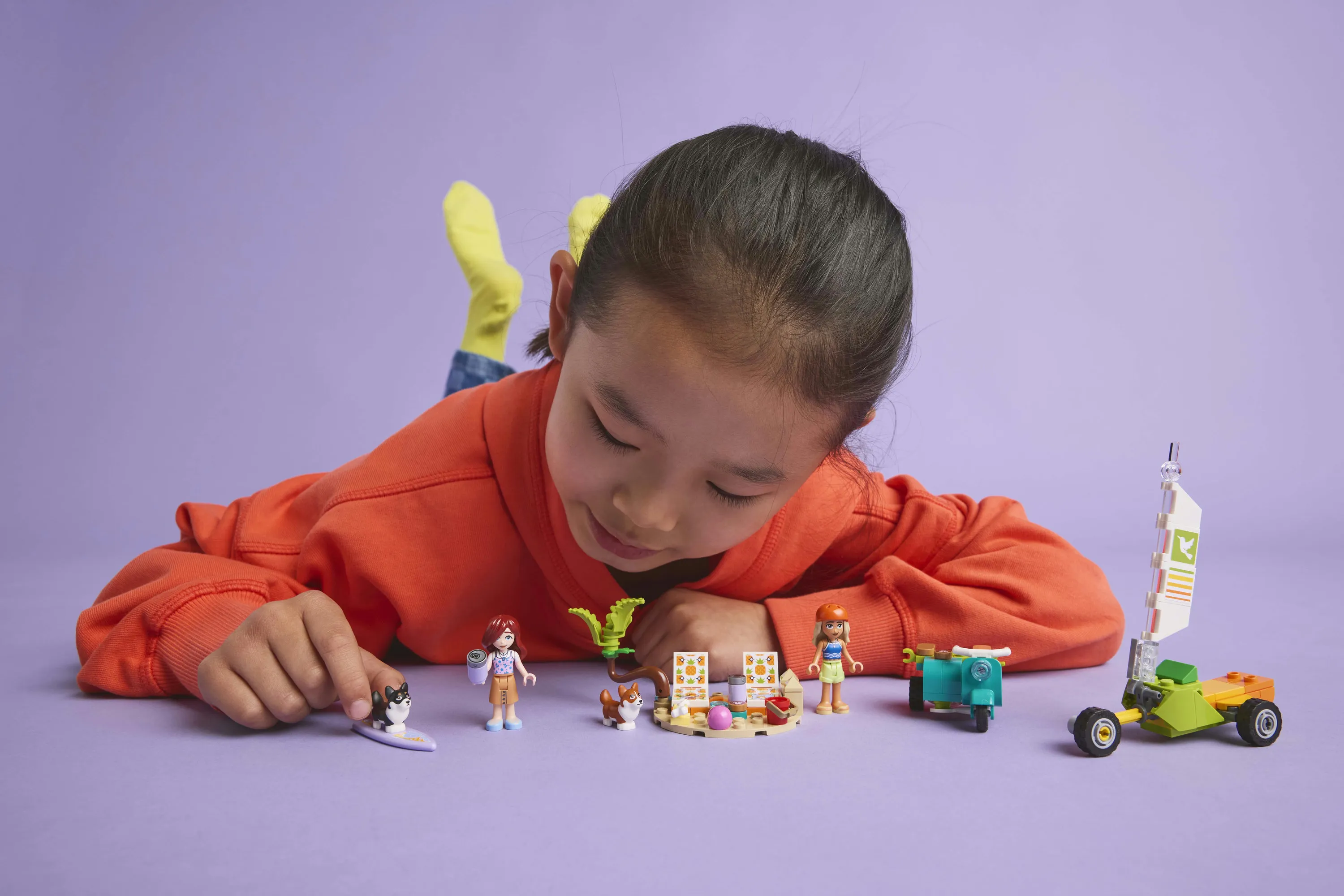 LEGO Friends Surfing Dogs and Scooter Adventure 42641